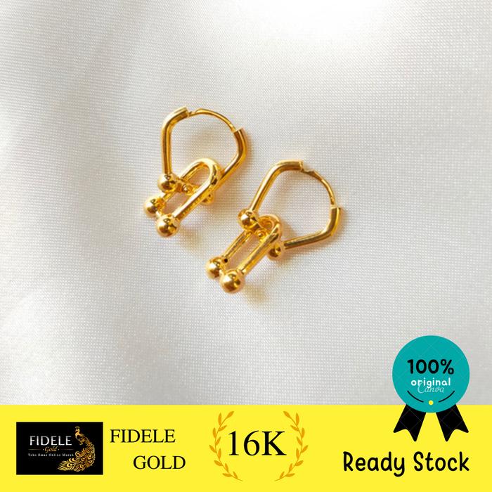 Anting tusuk lady gaga anting emas tifan anting emas 700