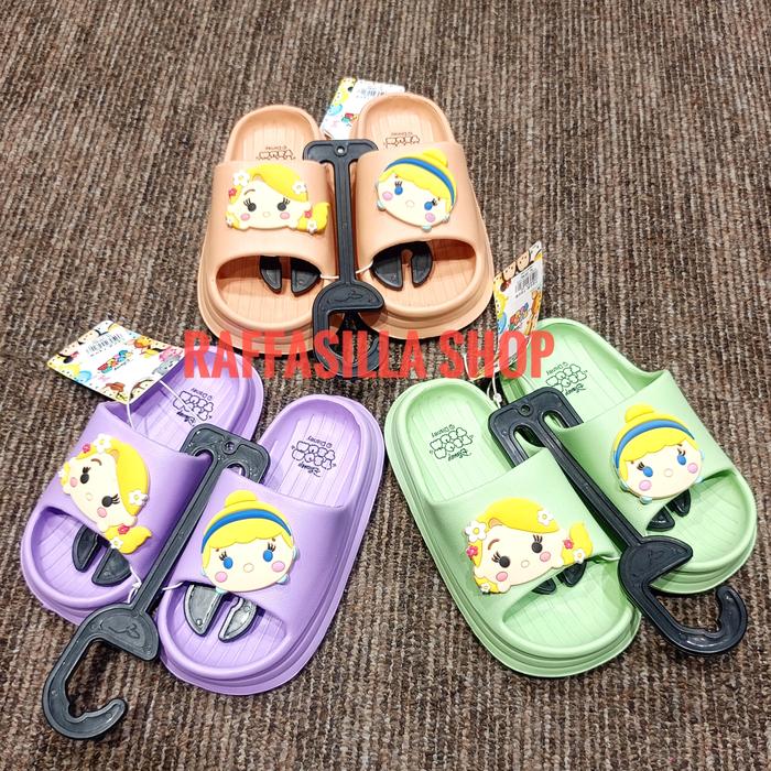 Sandal Zandilac Anak Cewek Disney Tsum-Tsum Sandal Slip On Premium