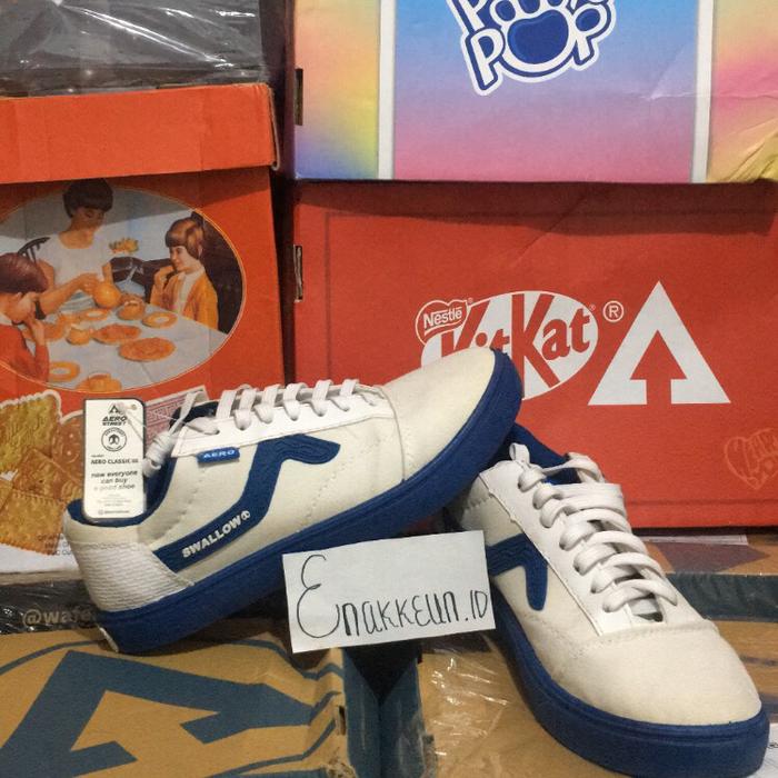 SEPATU AEROSTREET X SWALLOW BIRU