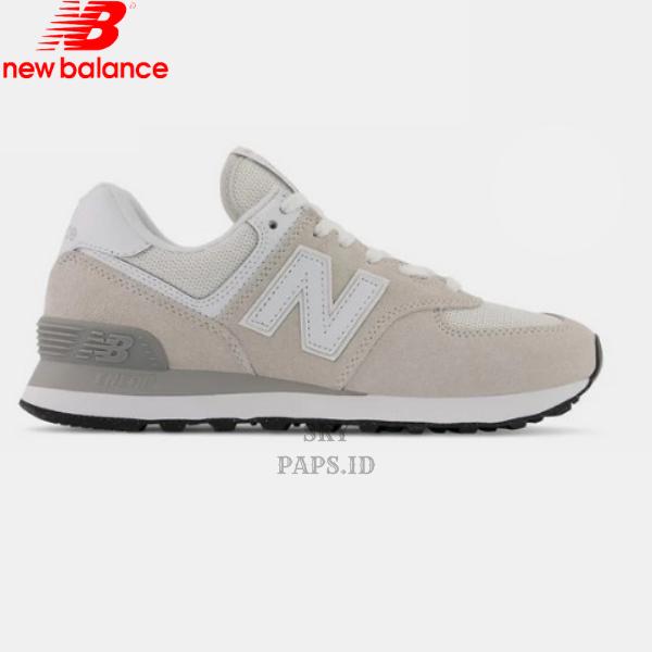 new balance 574 cream red