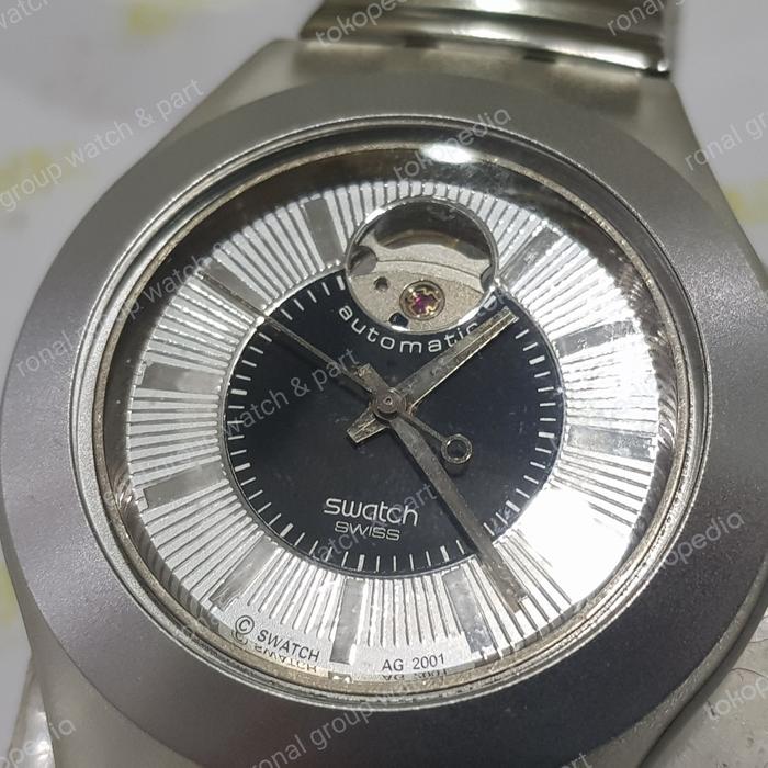 JAM SWATCH SWISS AUTOMATIC AG 2001 TWO TONE NEW ORI GINAL MOVEMENT  ET