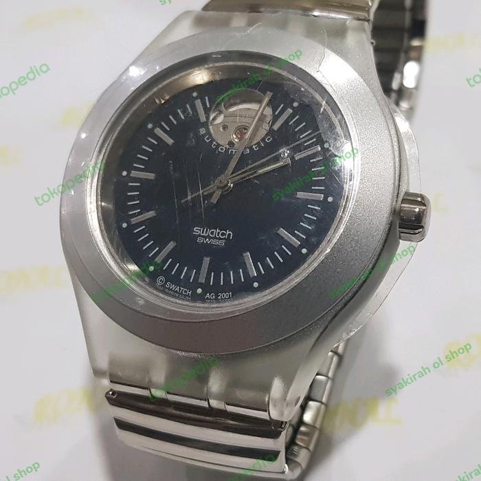 JAM SWATCH SWISS AUTOMATIC AG 2001 BLACK NEW ORI GINAL MOVEMENT  ETA