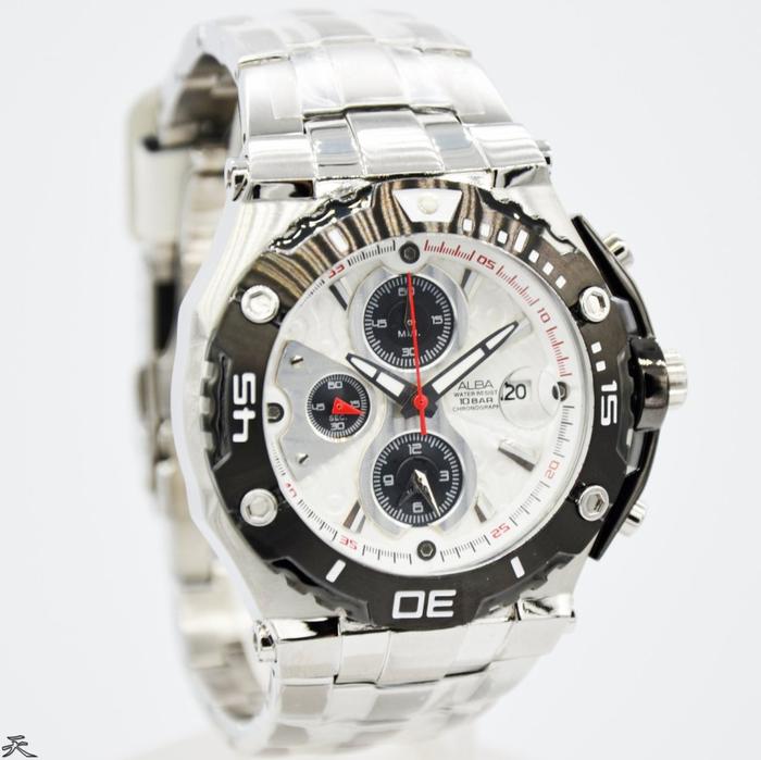 Jam Tangan Pria ALBA AF3D99X Original