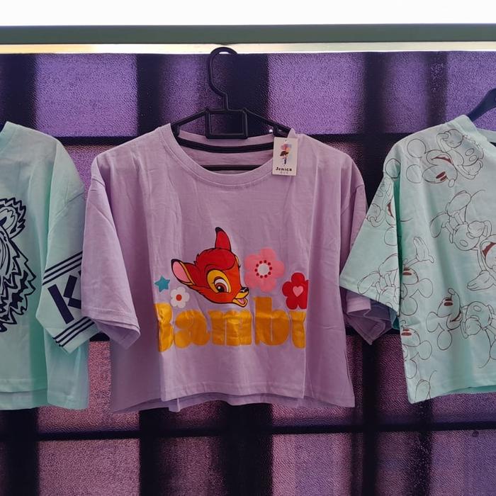 BAJU CROP/CROP TEE/5VARIAN
