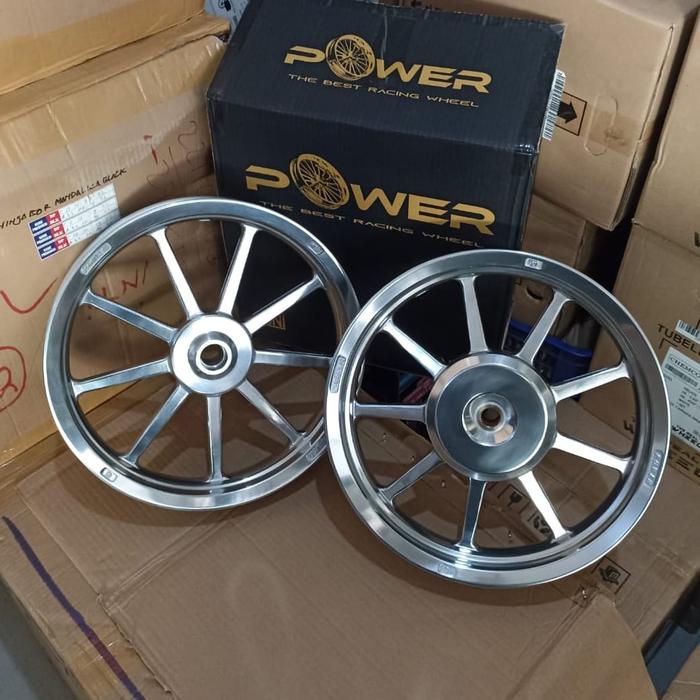velg Power Sun new Chrome Vario 110
