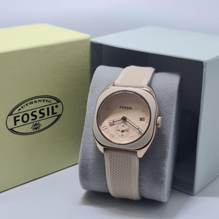 Jam Tangan Wanita Fossil 8133 Original Water Resist Chrono Tanggal