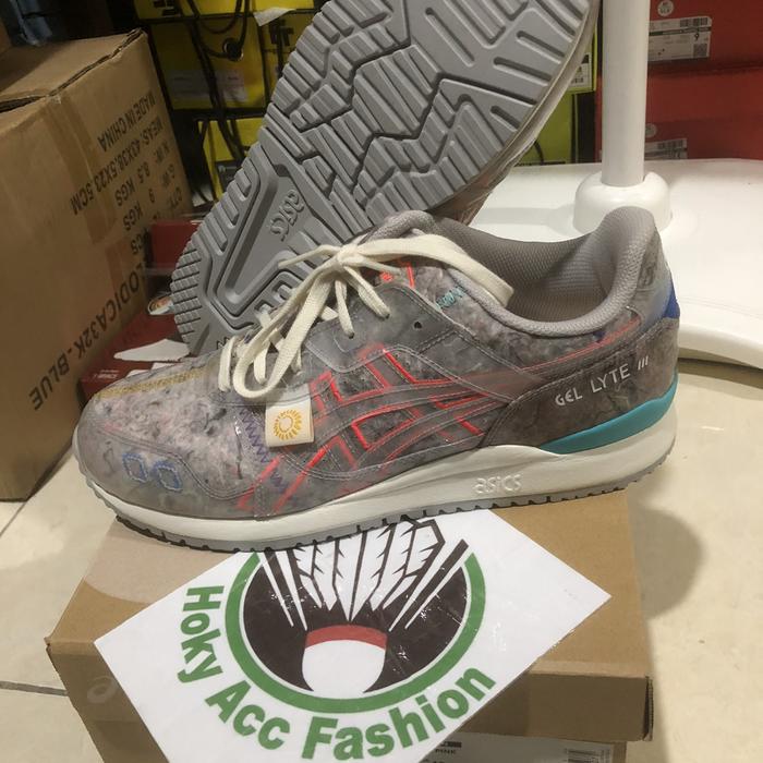 Sepatu Asics Gel-Lyte III OG Oyster Grey / Diva Pink Original