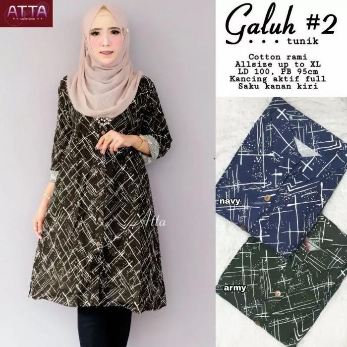 Tunik Katun abstrak