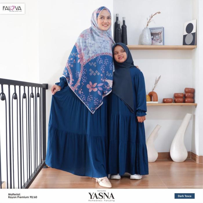 Gamis Couple Ibu dan Anak Yang Homedress Panjang by Falova Gamis Rayon