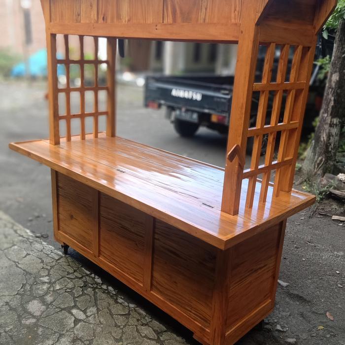 gerobak angkringan booth