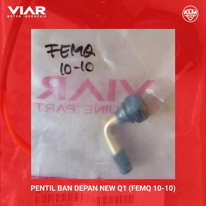 VIAR Genuine Part Pentil Ban Depan Motor Listrik New Q1 (FEMQ 10-10)