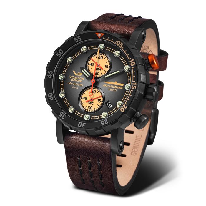 Jam Tangan VOSTOK EUROPE SSN-571 VK61/571C611 Quartz Chronograph