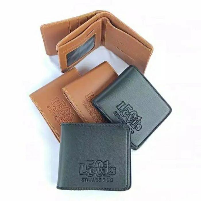 Dompet pria kulit pendek dompet pendek lipat kulit pria