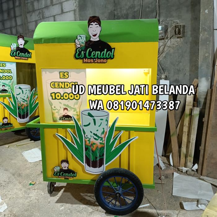 gerobak es teh solo gerobak cendol gerobak minuman kekinian