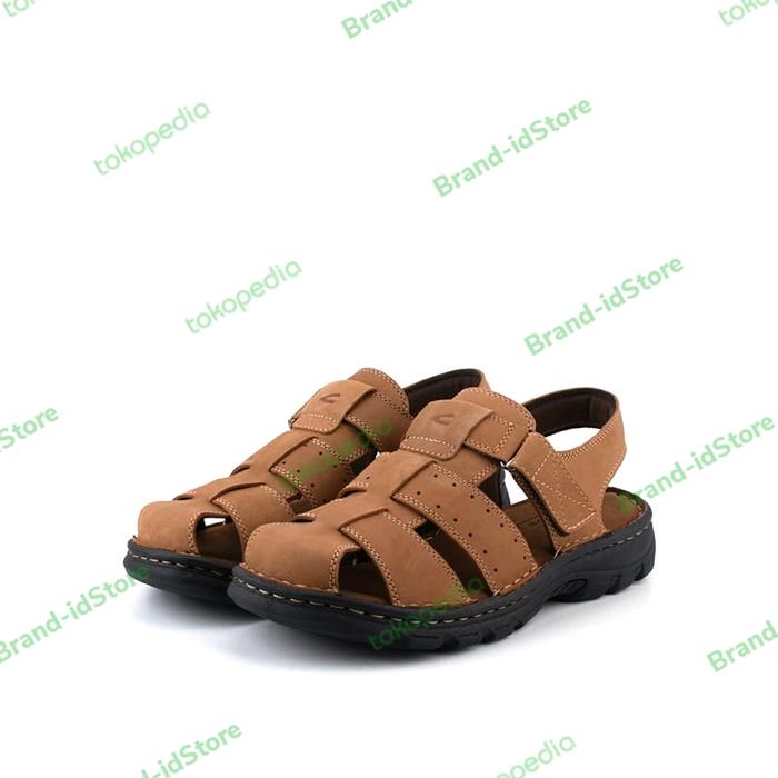 Camel Active FRUDGE Sandal Sepatu Pria Casual Original Leather Brown