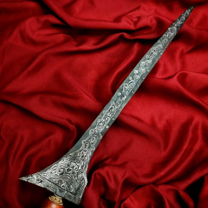 Keris Pamor Udan Mas Ori Tangguh Tuban Pajajaran Sepuh Kuno TUS