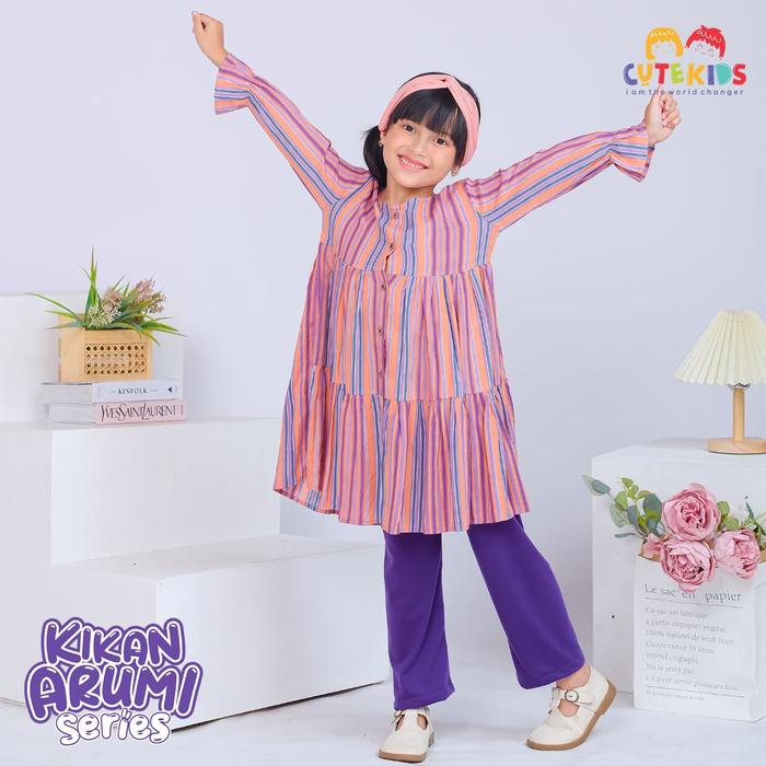 SET TUNIK KIKAN ARUMI USIA 1-8 TAHUN CUTE KIDS