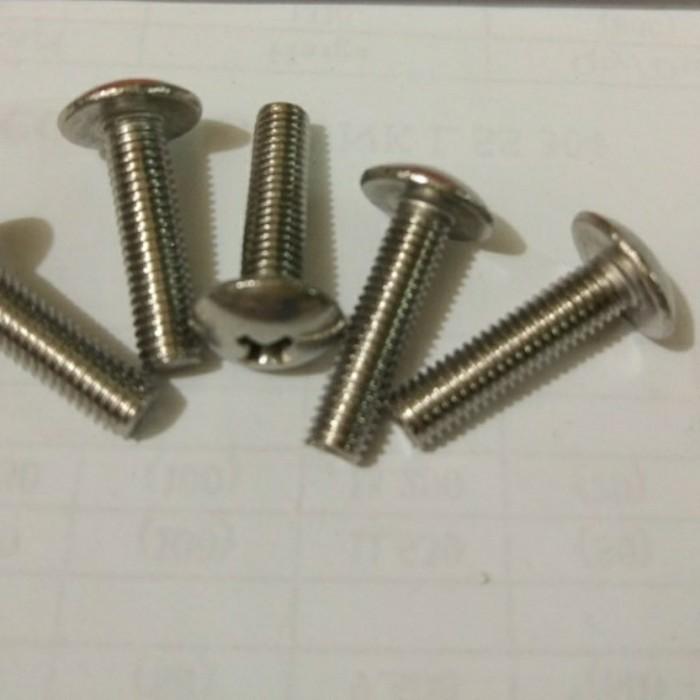 baut jt stainless steel m6 x 15 jt payung
