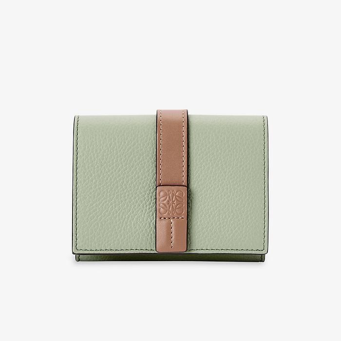 LOEWE Trifold logo-embossed leather wallet/Dompet wanita authentic