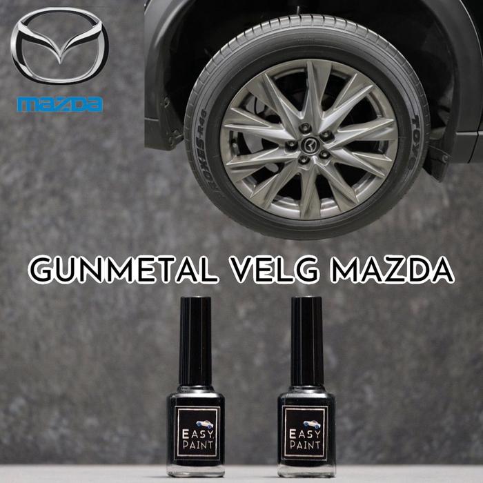 Cat Oles Velg Mobil Gun Metal Grey Metalic Mazda CX5 Gunmetal Abu 15ml