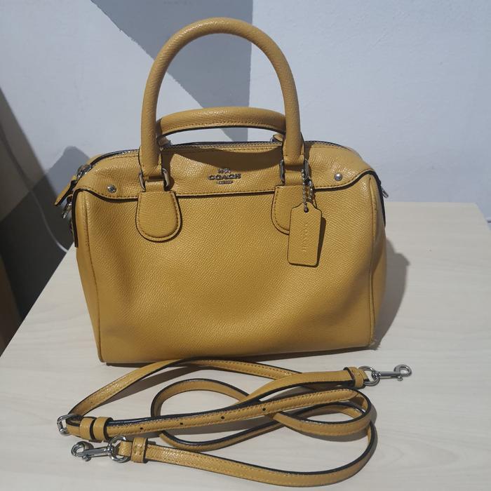 Coach Mini Bennet Mustard - Preloved