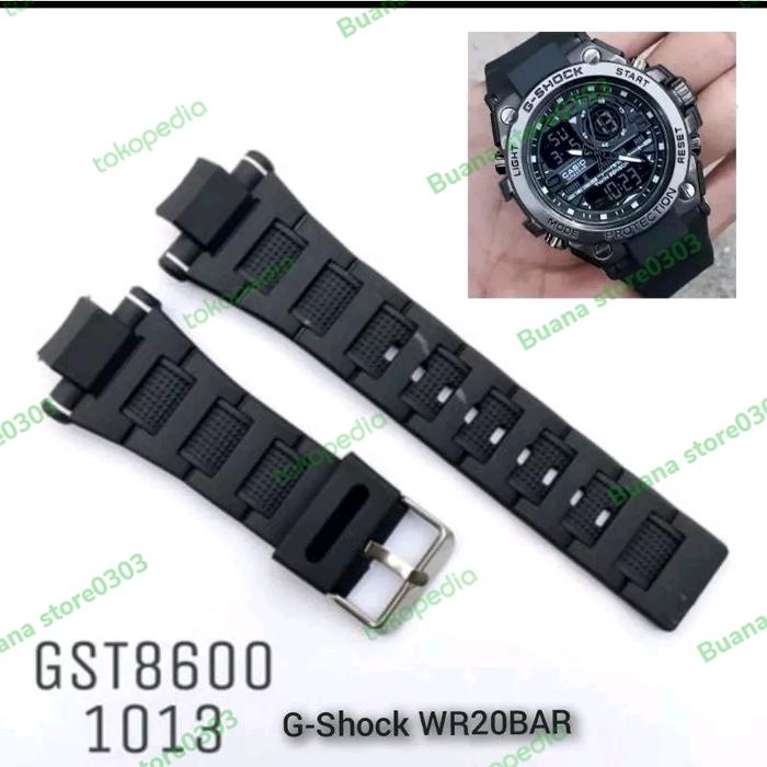 TALI STRAP JAM CASIO GSHOCK WR20BAR RUBBER STRAP JAM G SHOCK WR20BAR