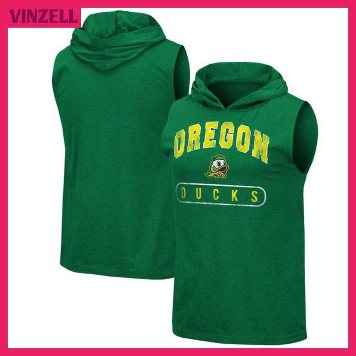 singlet hoodie gym pria wanita Big Size S-6xl Oregon Duck logo inisial