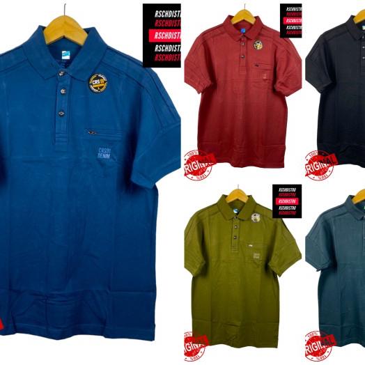 Kaos Kerah Fashion CRS 91 Original Combet M-XXL