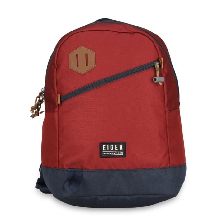 TAS RANSEL 910007934 TAS SEKOLAH EIGER 2567 RAFT 10 AUTHENTIC Maroon