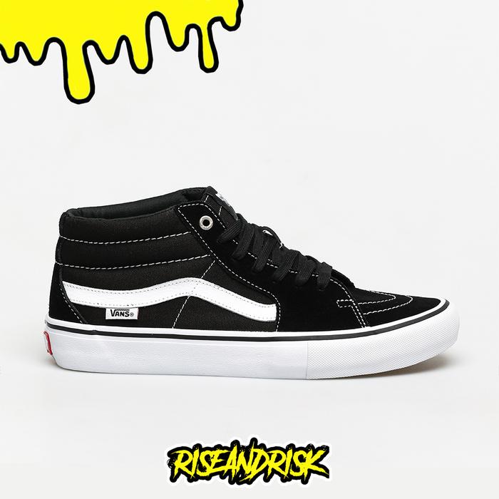Sneakers Vans Sk8 Mid Pro Black White ORIGINAL