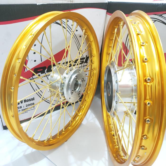 Paketan Velg Tromol Jari Cakram Plus Rakitan Motor Mx Old lama - Vega