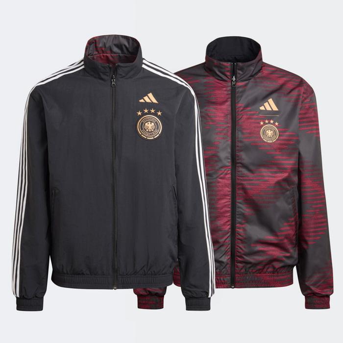 Jaket Adidas GERMANY ANTHEM Reversible Jacket HF4058 ORIGINAL