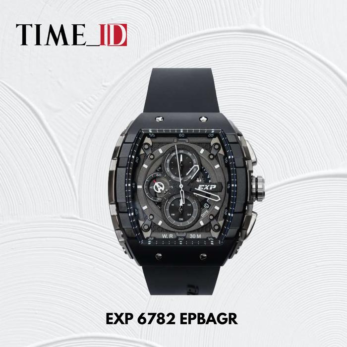 Jam Tangan Expedition E 6782 MCR FKM Silver Black