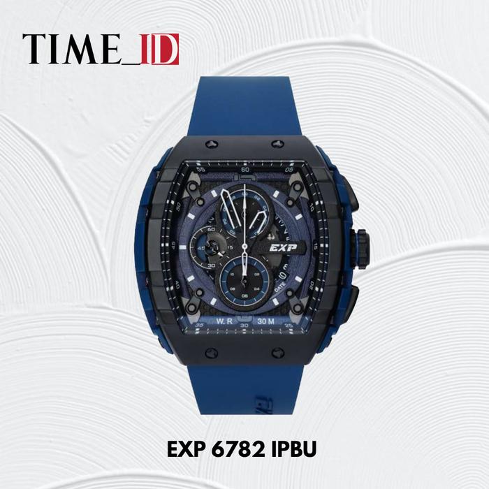 Jam Tangan Expedition E 6782 MCR FKM Black Blue