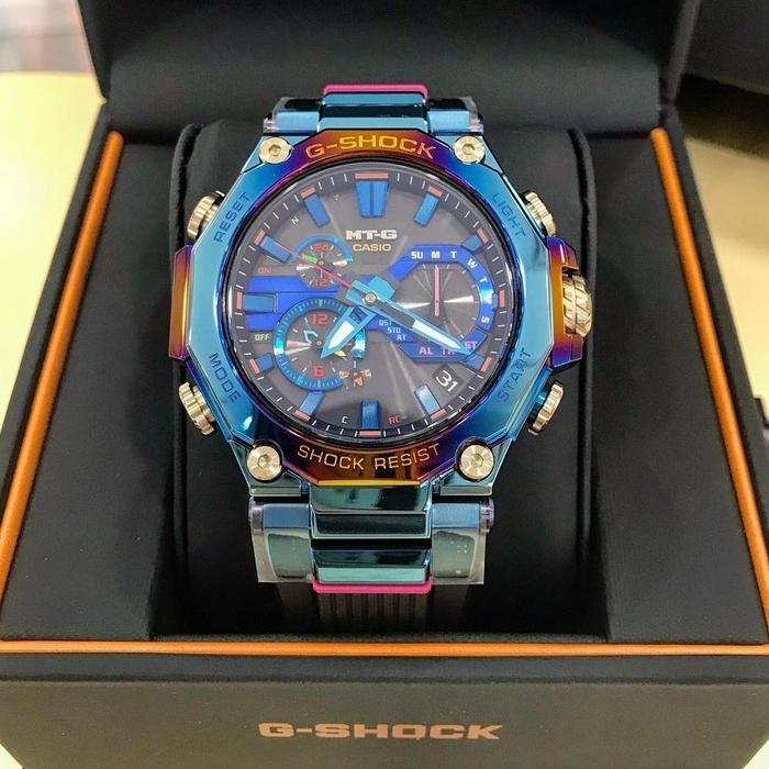 Jam Tangan G-shock MTG-B2000PH-2ADR / Gshock MTGB2000PH Blue Phoenix