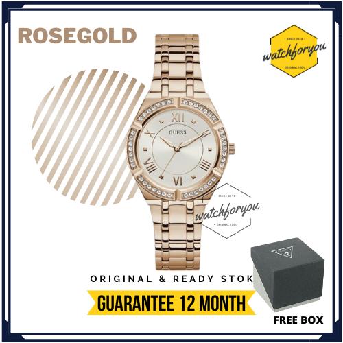 Jam Tangan Wanita Guess Cosmo GW0033L3 Ladies Rosegold Stainless Ori
