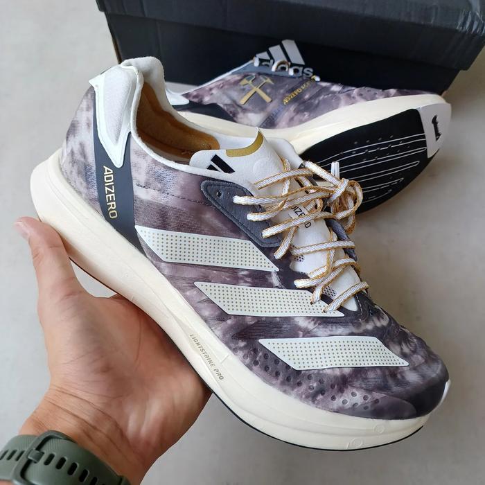 Adidas Adizero Adios Pro 2 Tinman Elite Grey Gold Metallic