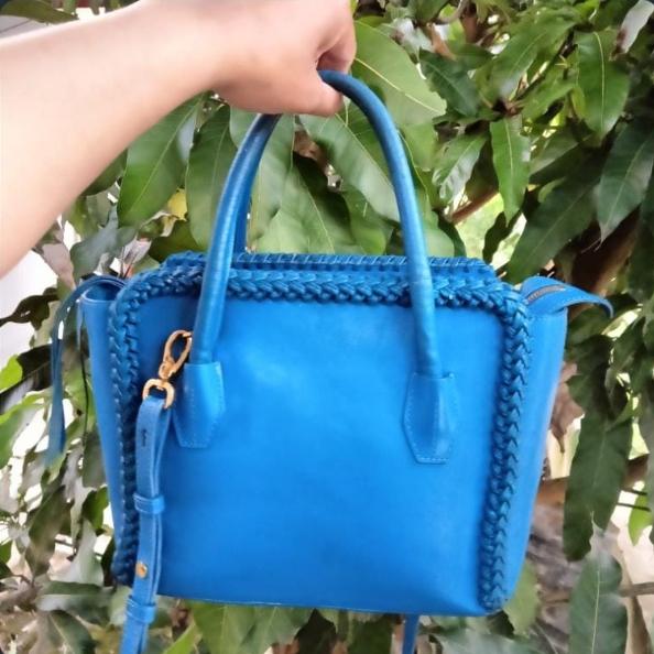 Second -tas branded - DISSONA - Biru
