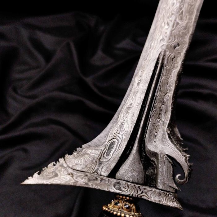Keris Sinom Robyong PB 9 Putran Pamor Wos Wutah Istimewa Langka
