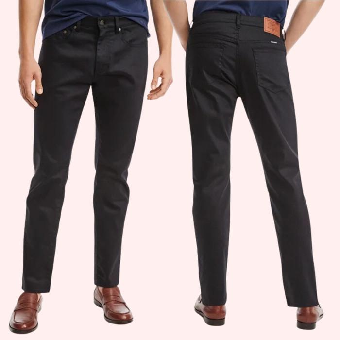 Brooks Brothers BB Classic Slim Fit Denim Jeans (Black) Celana Hitam