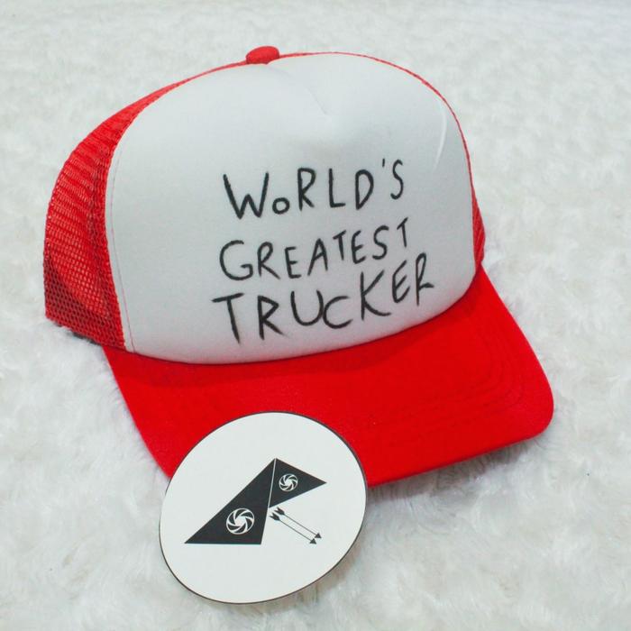 AR Trucker Hat - Topi Muscle Dad Regular Show