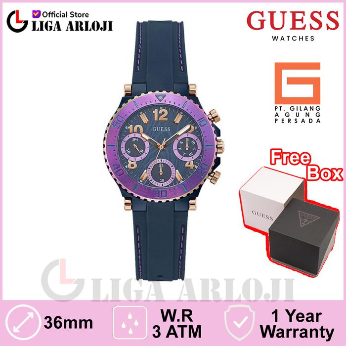 Guess Watches GW0466L2 Original COSMIC Jam Tangan Wanita Analog Navy