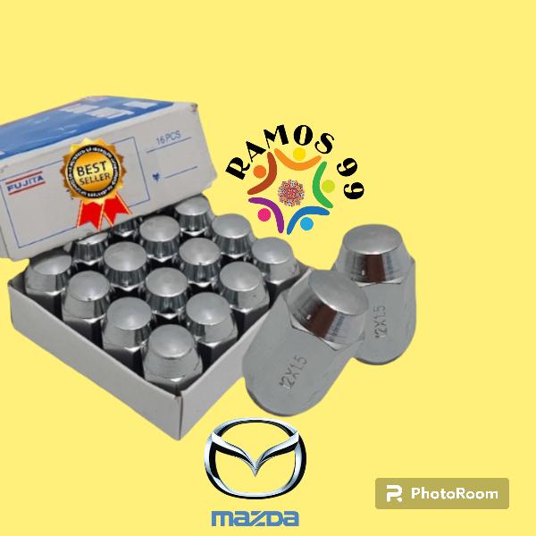 Mur Roda Racing Baut Lugnut Mobil Mazda 16/20 Pcs Bahan Baja