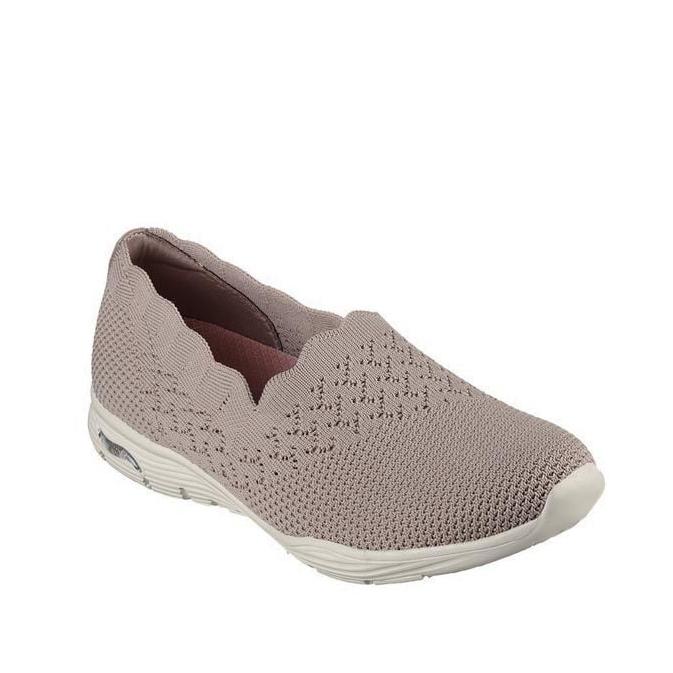 Skechers Arch Fit Seager Women's Leisure Shoes - Taupe Original