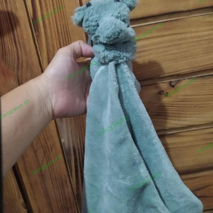 sapu tangan ori jellycat preloved warna hijau