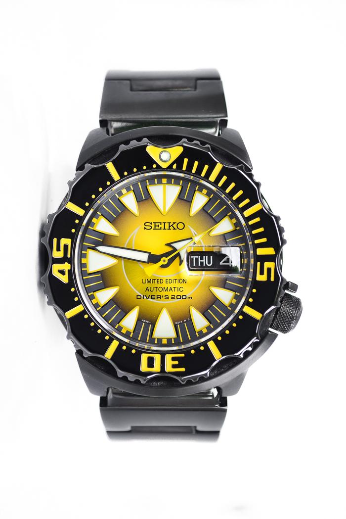 Seiko Monster Moon Yellow Dial SRP457 / SRP457K1 Thailand Limited