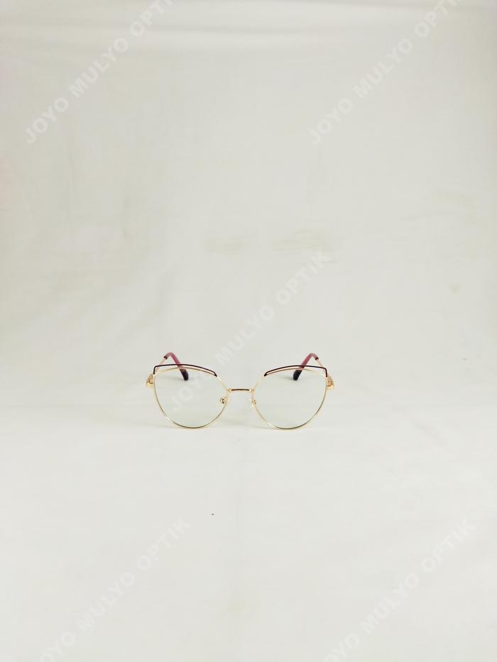 Frame Kacamata Wanita Rose Gold