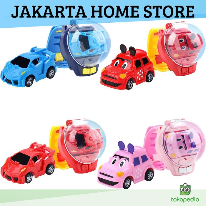 Mainan Anak Mobil RC Jam tangan / Mobil Remot jam tangan