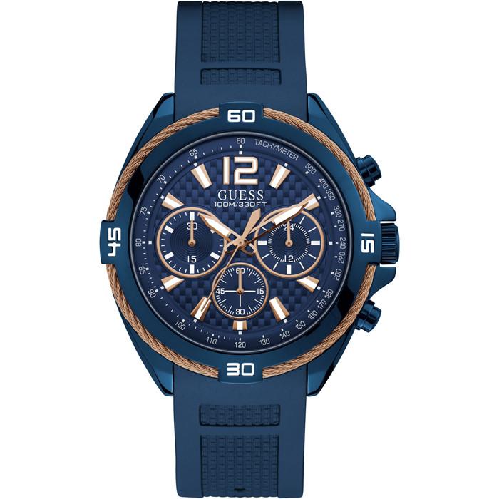 Jam Tangan Pria GUESS W1168G4-Biru