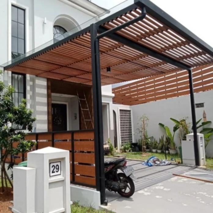 Kanopi Solarflat 1.2mm + Kisi-Kisi Duma - Anugrah Indo Baja Jakarta